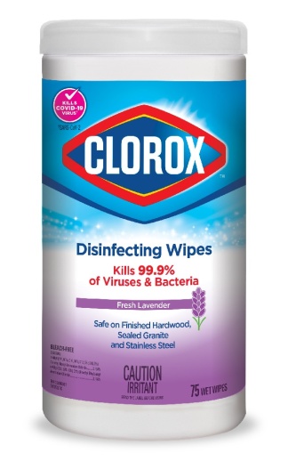 Desinfecting Wipes Lavendar Scent CS/6x75CT.