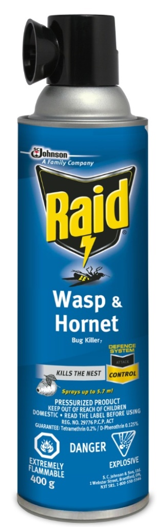 Raid Wasp & Hornet Bug Killer #7 CS/12x400G.
