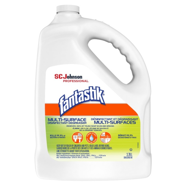 Fantastik desinfectant et degraissant multi-surface cs/4x3.8L.