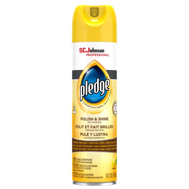 Pledge Furniture Polish Lemon Aerosol CS/6x403G.